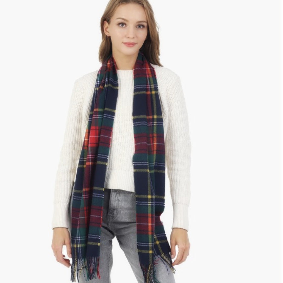 SC_Plaid Scarf