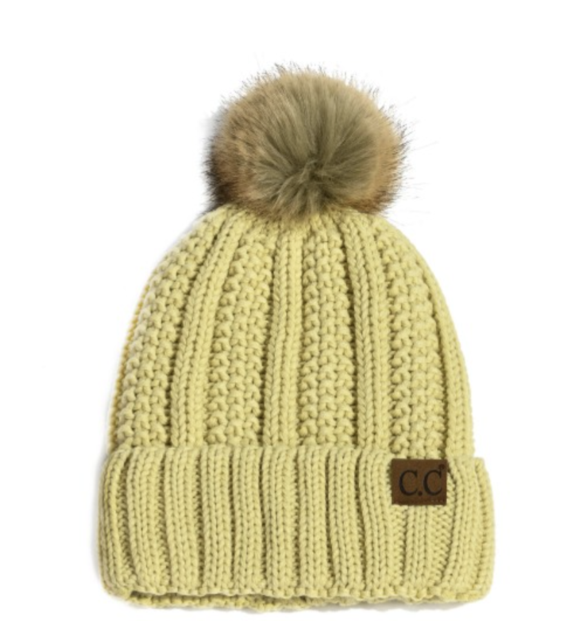 H_Pom-pom Beanie