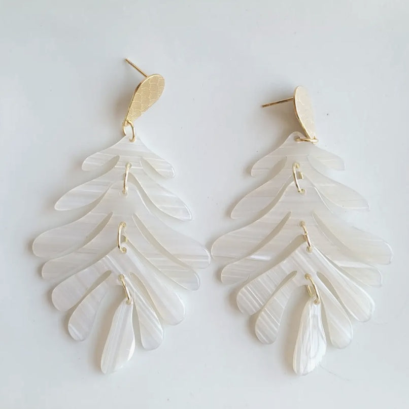 Palm Seashell Earrings