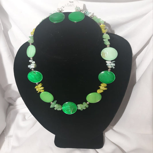 N_Lucky Green Necklace