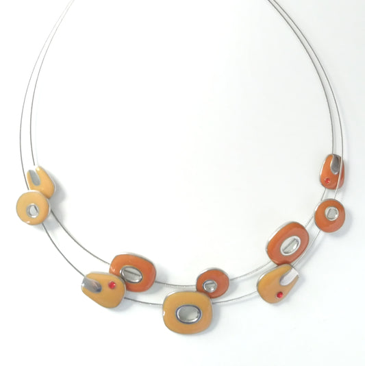 N_Shades of Orange Necklace