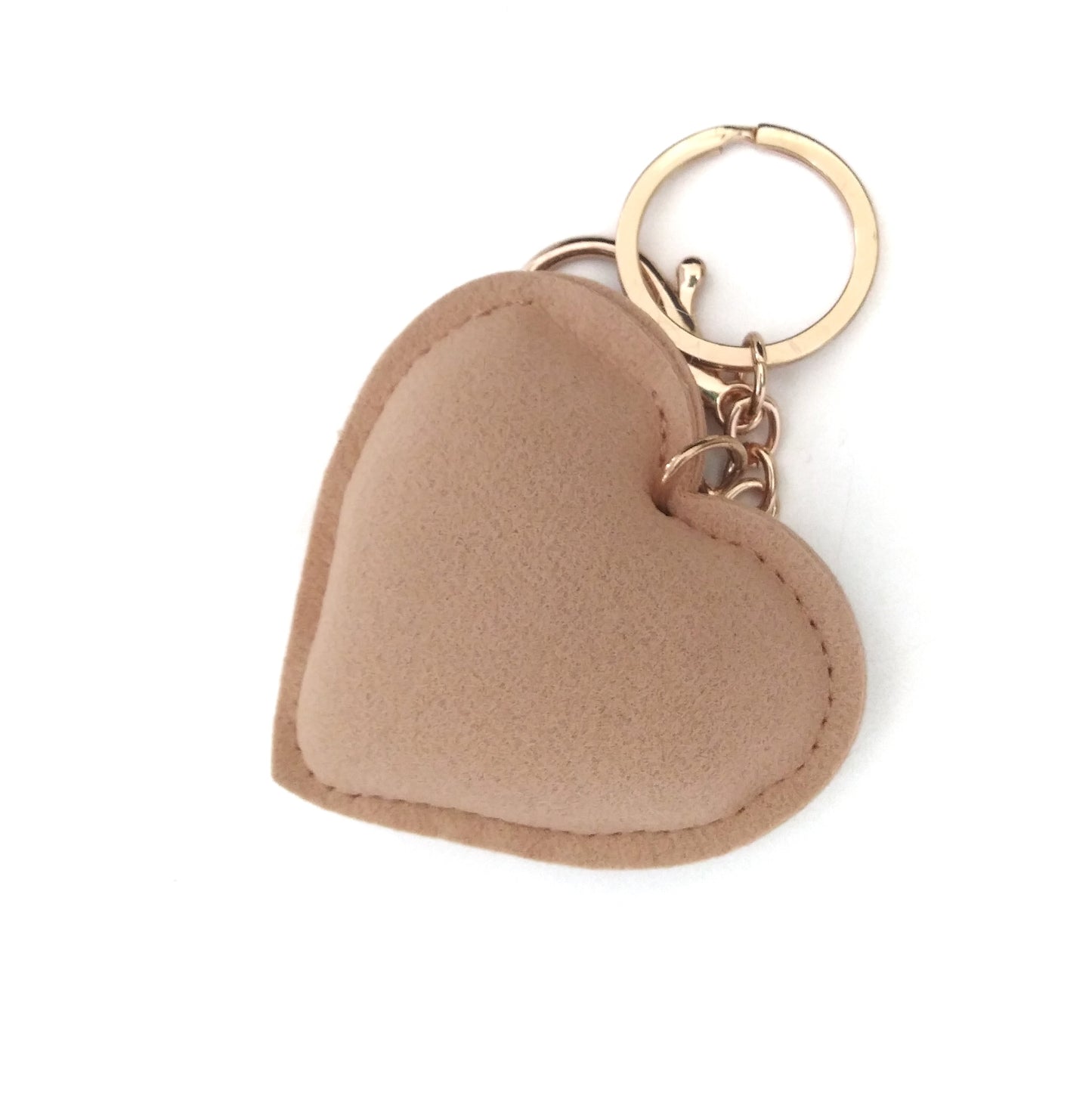 K_Snake-print Sweetheart Keyring