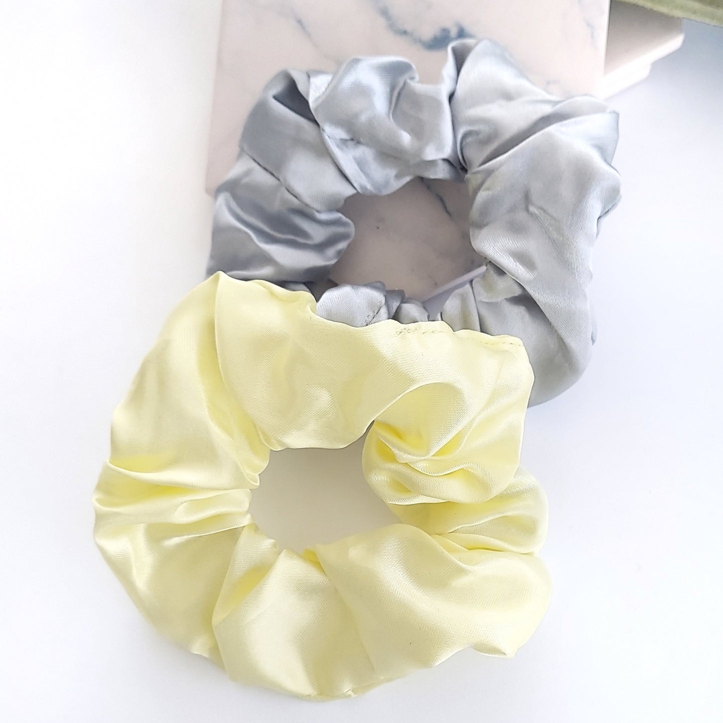 H_LED  Glow Satin Hair Scrunchies