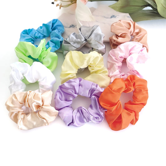 H_LED  Glow Satin Hair Scrunchies