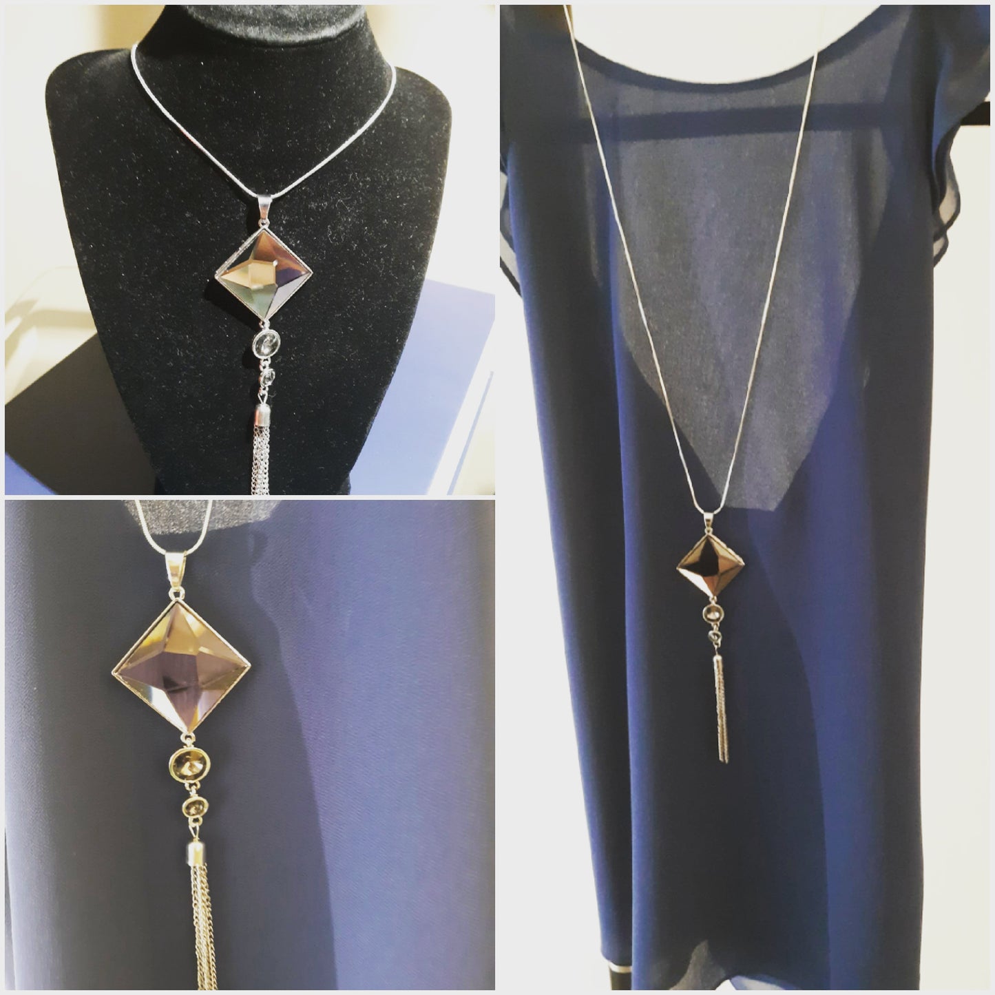 N_Crystal, Tassel Necklace