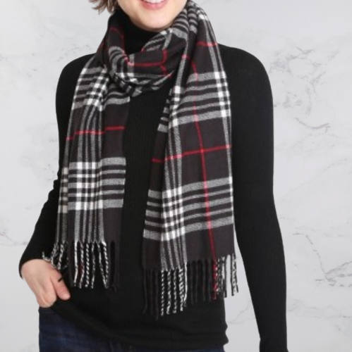 SC_ Plaid Scarf