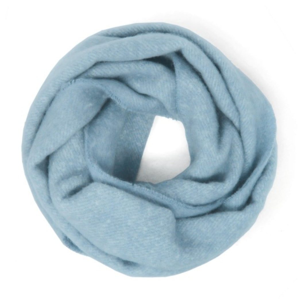 SC_Knit Infinity Scarf Blue